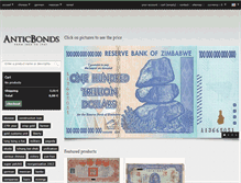 Tablet Screenshot of anticbonds.com